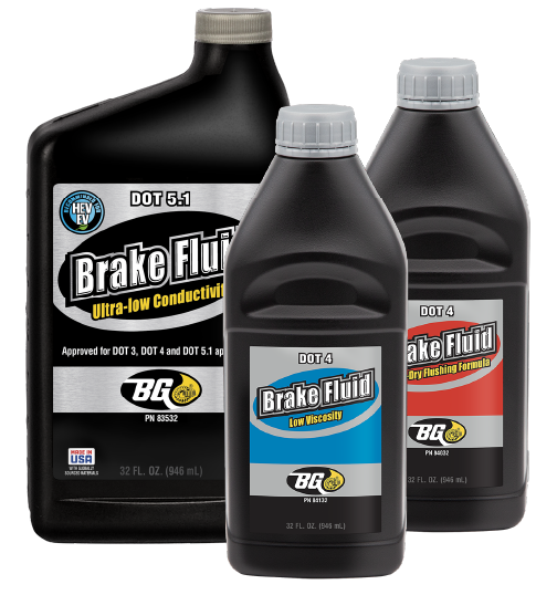 BG produkter for bremsevæskeservice