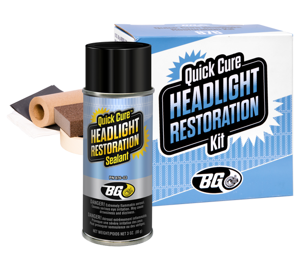 BG produkter for frontlyktrestaurering