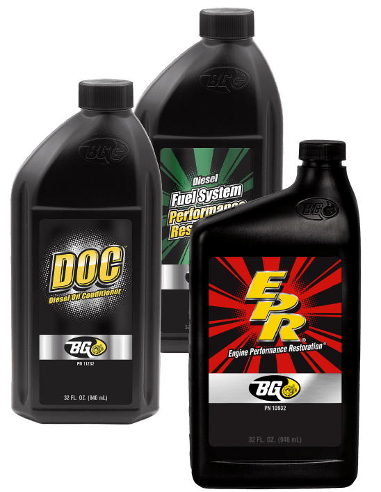 BG produkter for dieselsystem- og DPF-service